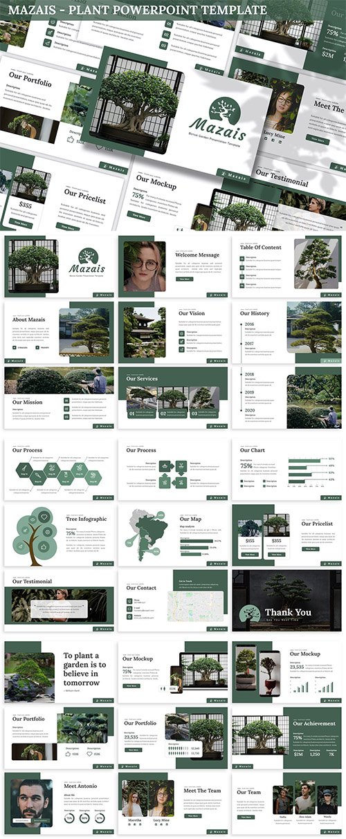 Mazais - Plant Powerpoint Template