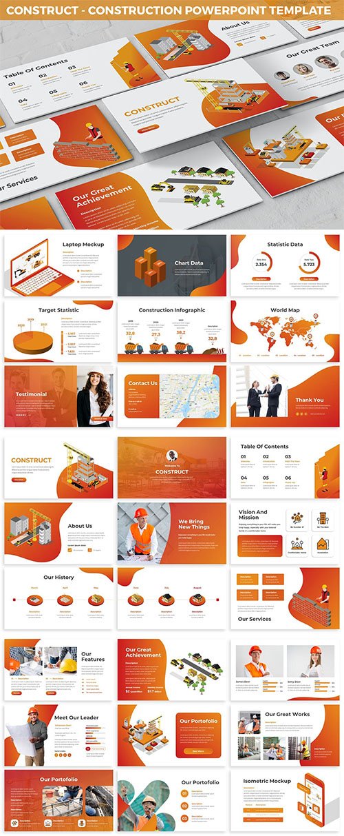 Construct - Construction Powerpoint Template