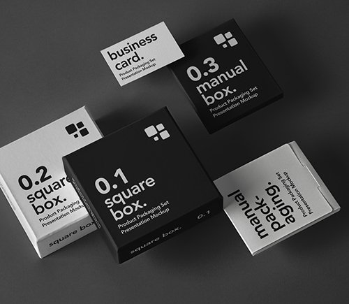 Product Packaging Mockup Set