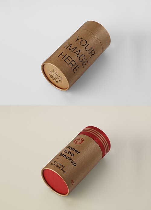 Cardboard Tube Mockup 336158709
