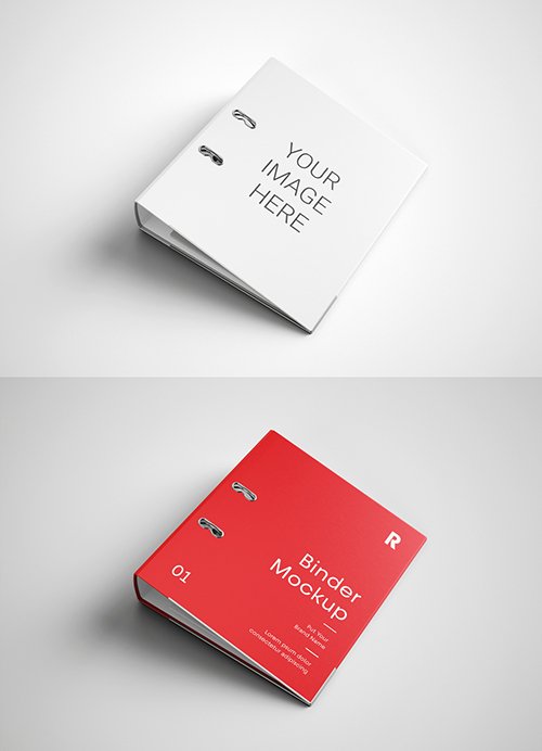 Binder Cover Mockup 336157682