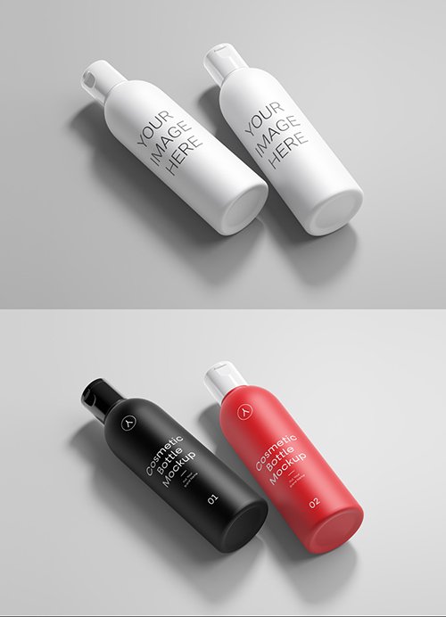 2 Cosmetic Bottles Mockup 336159734