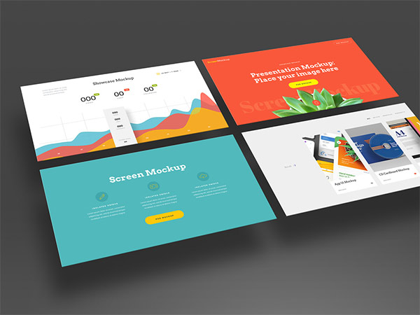 Presentation Showcase Perspective Mockup 329862891