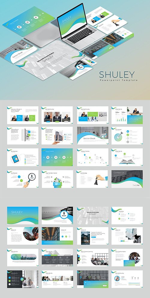 Shuley Powerpoint, Keynote and Google Slide Template