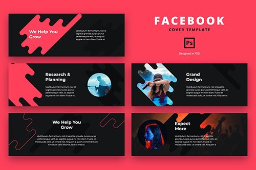 Facebook Cover Template Digital Agency