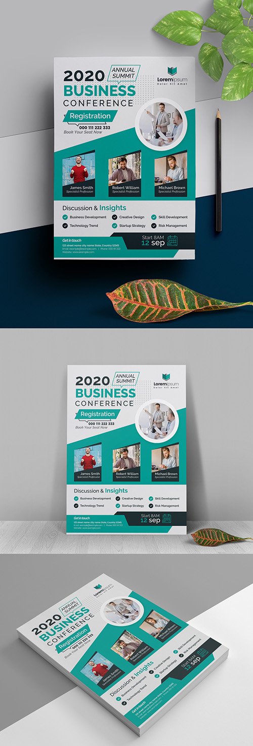 Annual Event Summit Flyer Layout 323753194