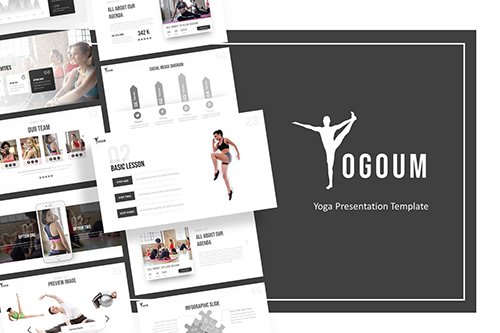 Yogoum - Yoga & GYM PowerPoint Template