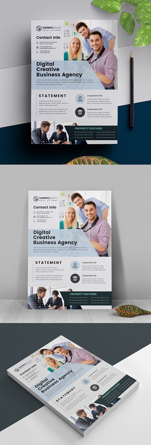 Corporate Business Flyer Layout 317788430