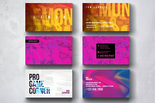 Creative Multipurpose Business Card Design Set 3