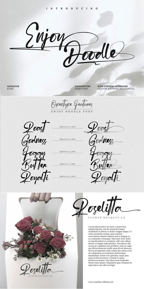 Enjoy Doodle Font