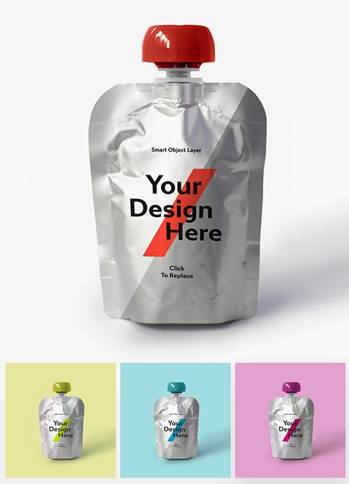 Mockup of a Baby Food Container 337386149