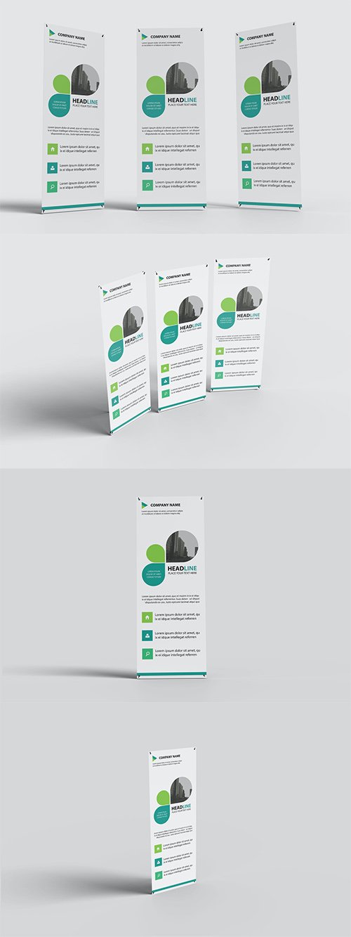 X-Banner Mockup Vol 1.1-1.4