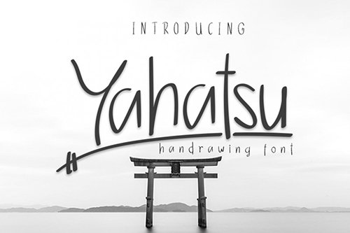 Yahatsu Handwritten Script Font