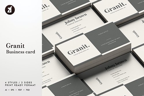 Granit - Business card template