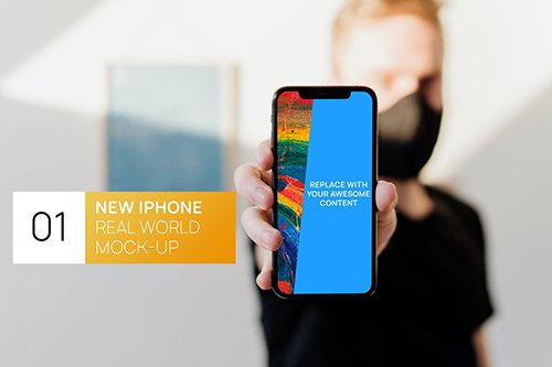 New iPhone 11 Pro in Hand Real World Mock-up