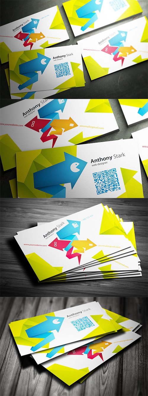 Arrows Business Card Design
