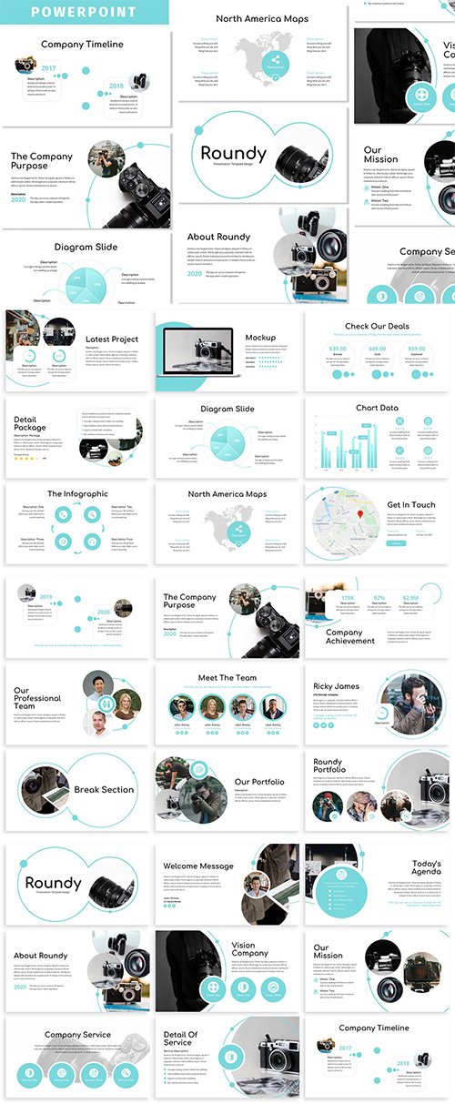 Roundy - Business Powerpoint Template