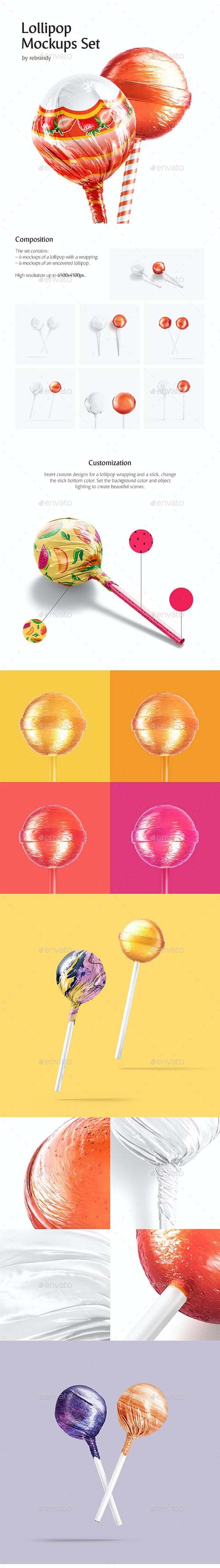 Lollipop Mockups Set 25884937