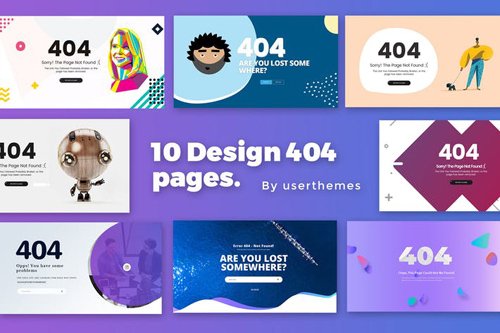 Ultimate Creative 404 Pages For Website Template