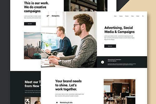 Marketing & Design Agency - Website
