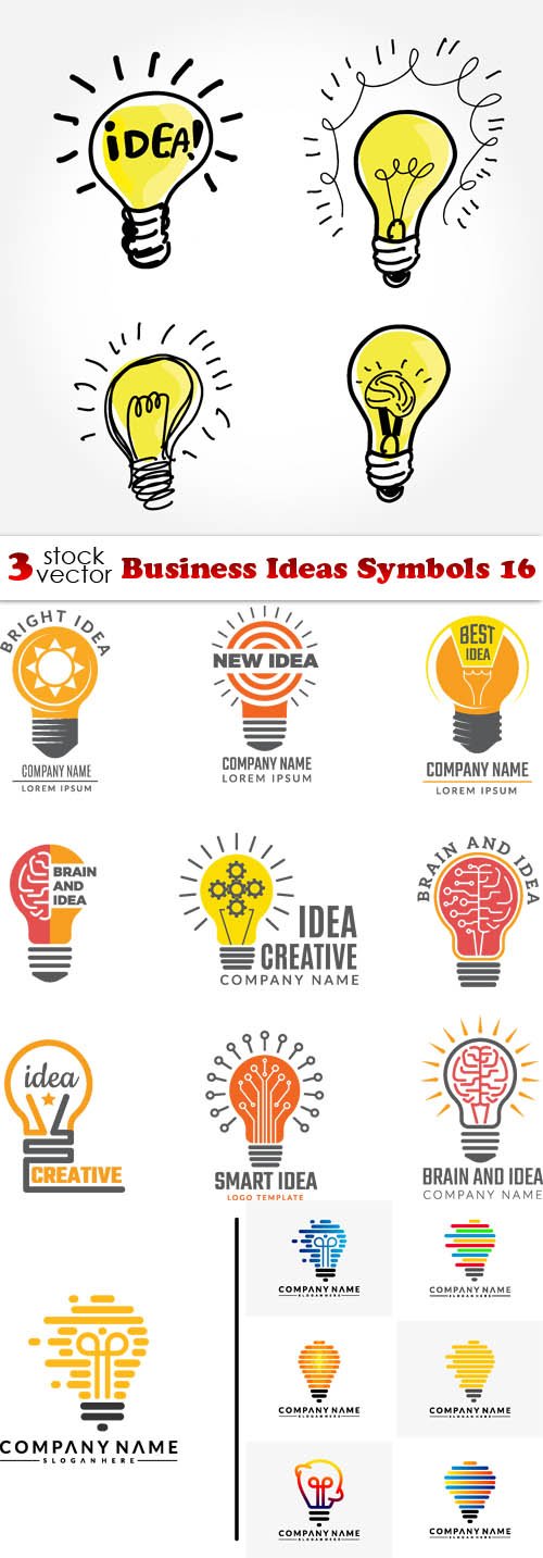 Vectors - Business Ideas Symbols 16