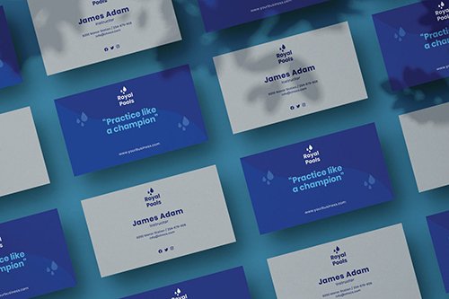 Swimming Business Card