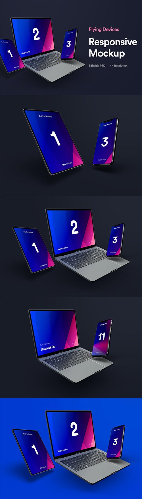 Responsive Device Mockup - Vol 04