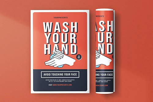 Wash Your Hand Flyer