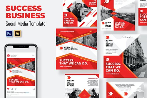 Success Business Social Media Template