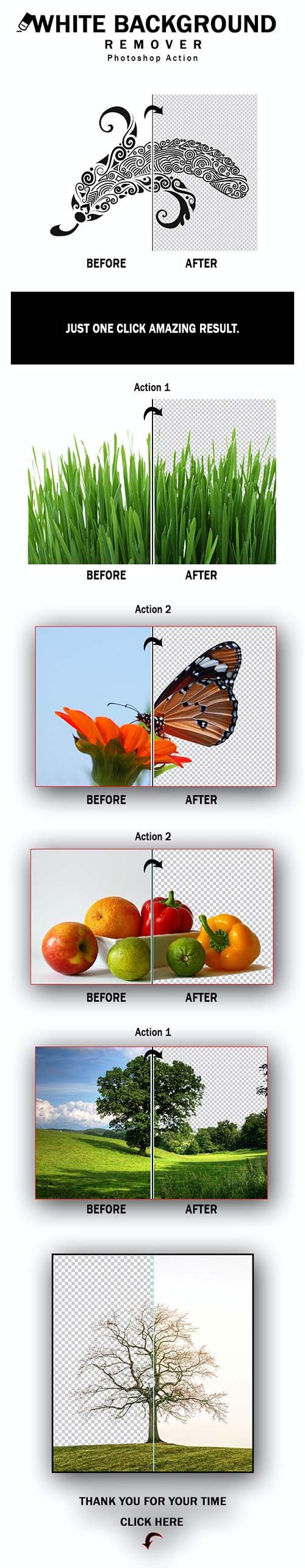 White Background Remover Photoshop Action 25820758