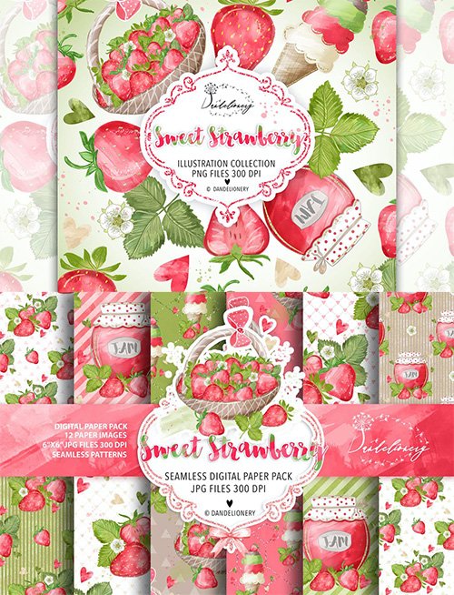 Sweet Strawberry design