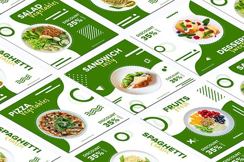 Restaurant Banners Social Media Post Templates