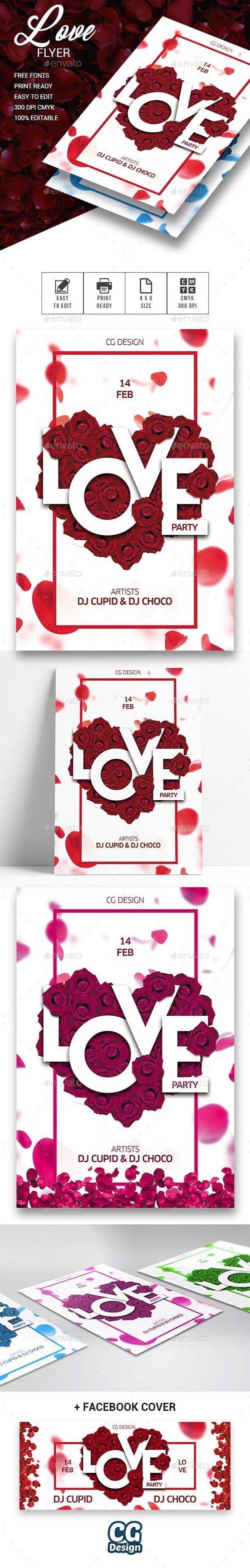 Graphicriver - Love Flyer 21277892