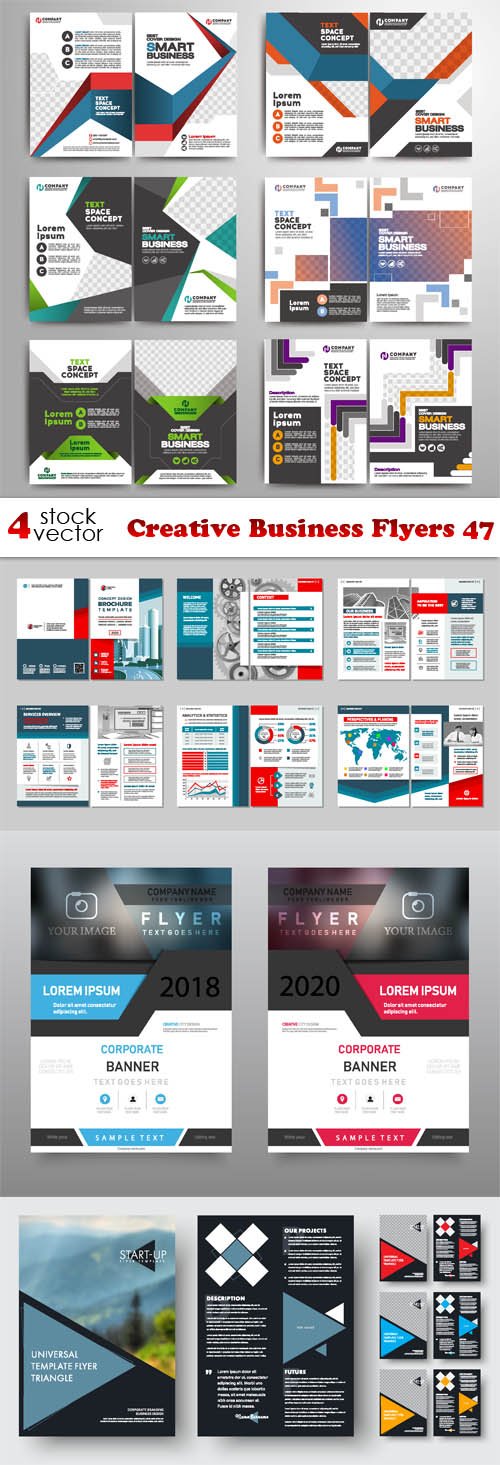 Vectors - Creative Business Flyers 47