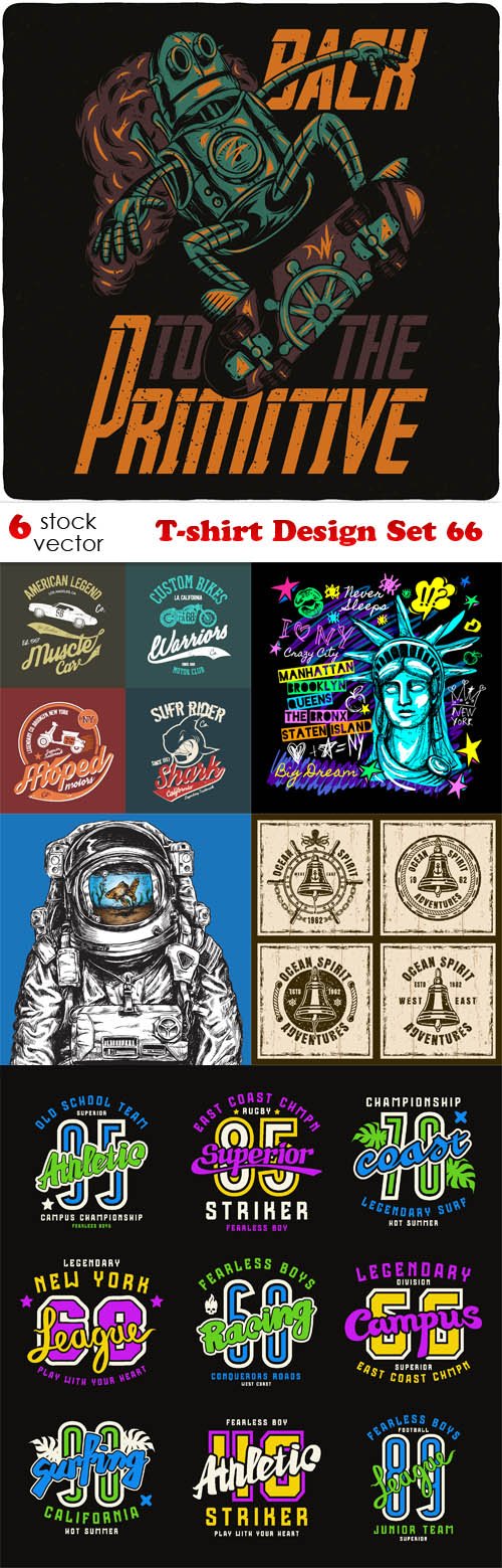 Vectors - T-shirt Design Set 66