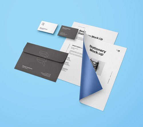PSD - Basic Stationery Branding Vol 8