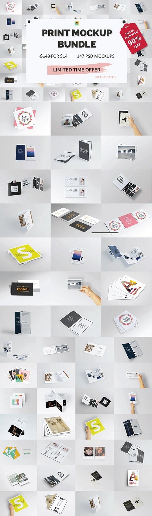 Print Mockup Bundle - Year End Sale - 3311802