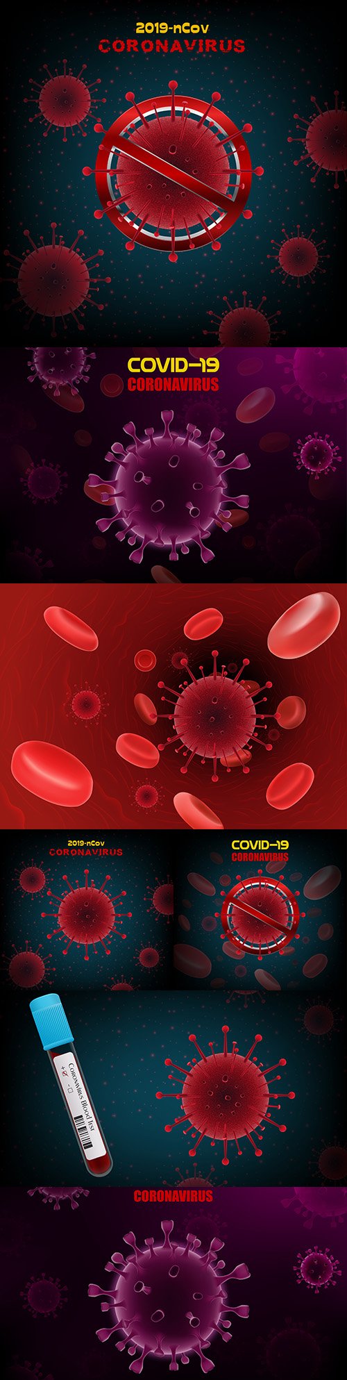 Illustrations concept coronavirus disease covid-19