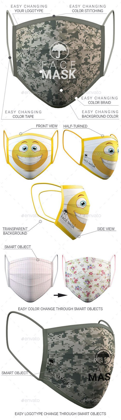 Face Mask Mockup 26493589