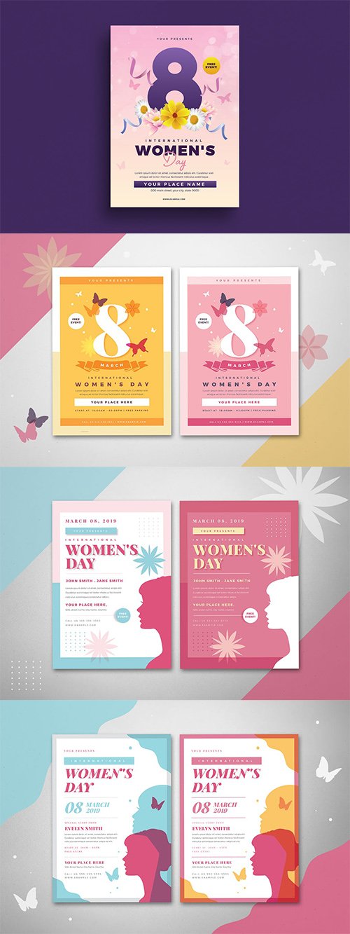 PSD Womens Day 4 Flyers