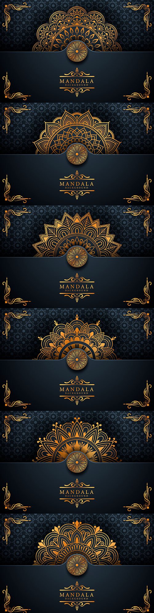 Mandala luxury elegant Ramadan style background