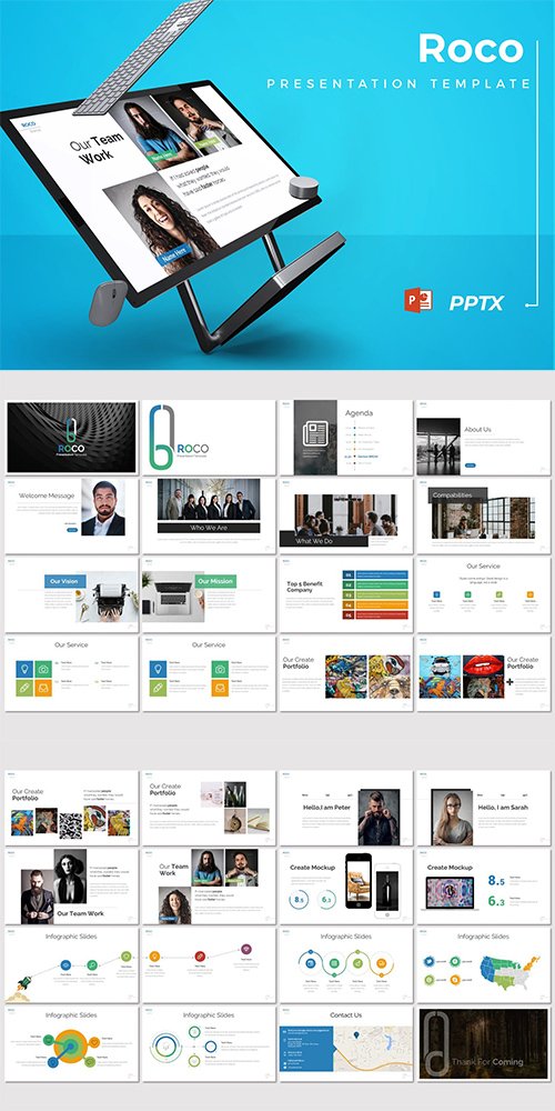 Roco - Powerpoint Keynote and Google Slides Templates