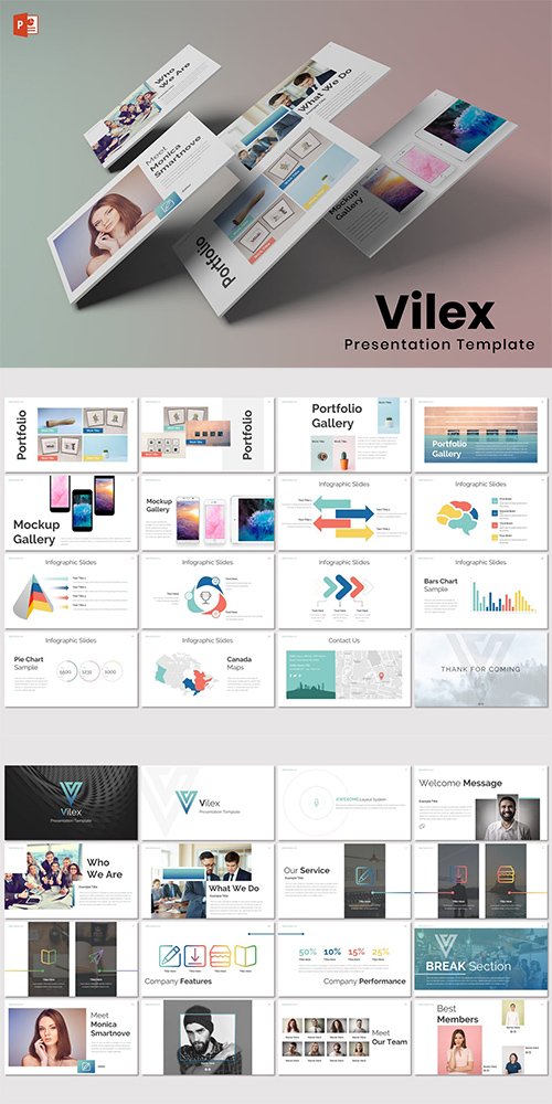 Vilex - Powerpoint Keynote and Google Slides Templates