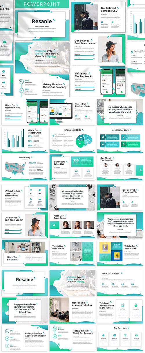 Resanie - Business Powerpoint Template