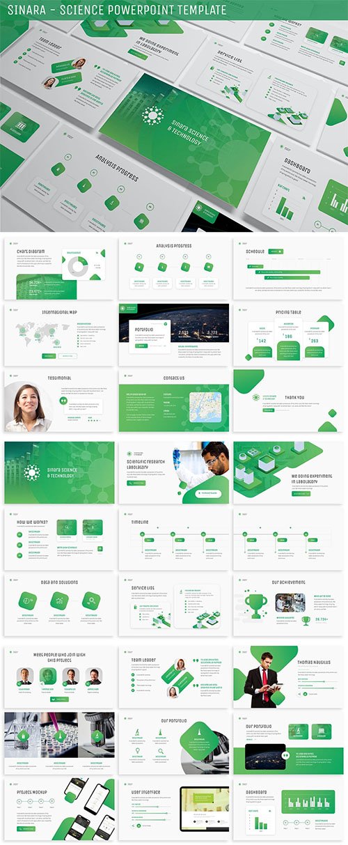Sinara - Science Powerpoint Template