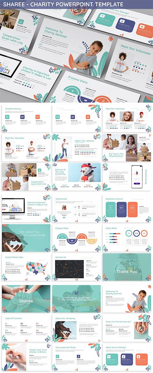 Sharee - Charity Powerpoint Template
