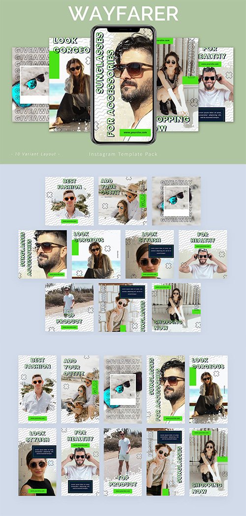 Wayfarer - Instagram Template Pack