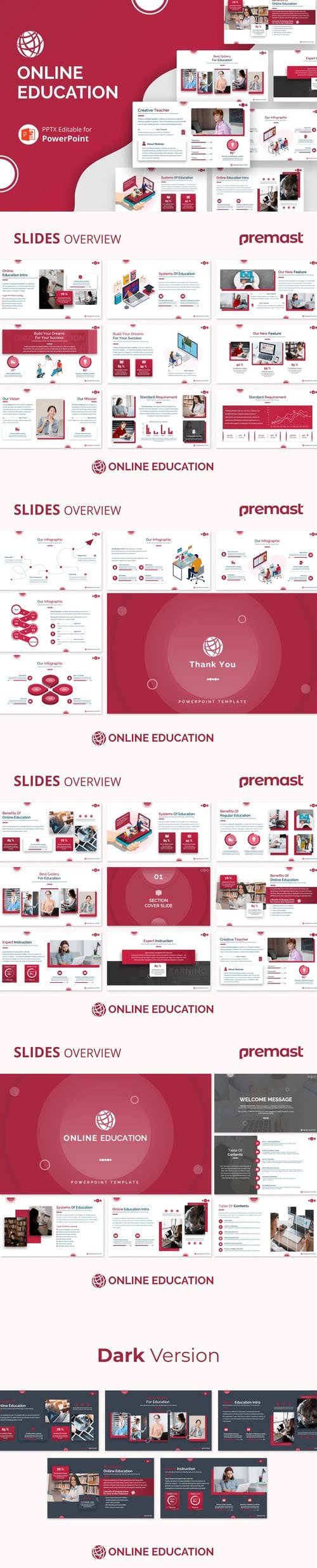 Online Education Presentation Template