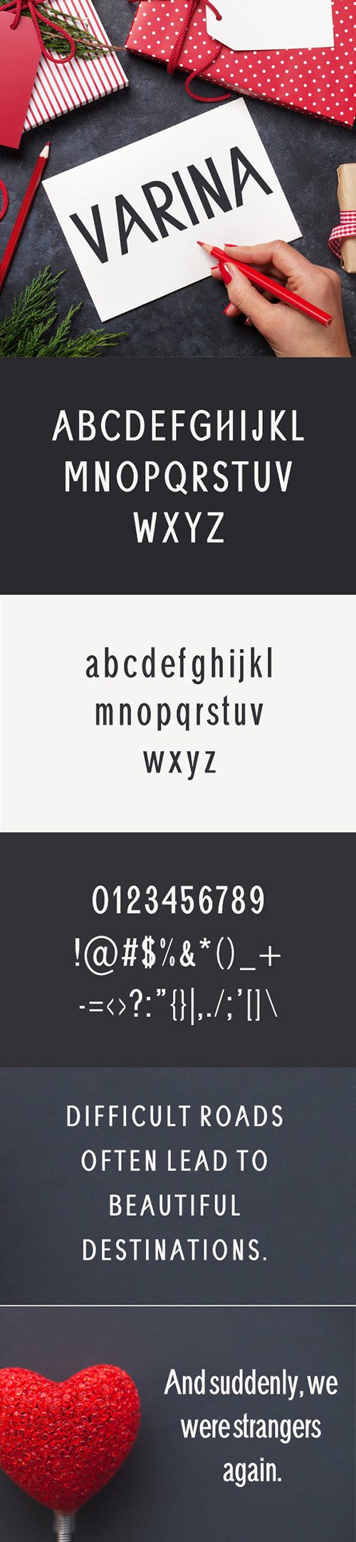 Varina Sans Serif Typeface 19870445