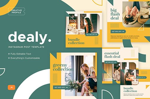 Dealy - Instagram Post - Social Media Kit